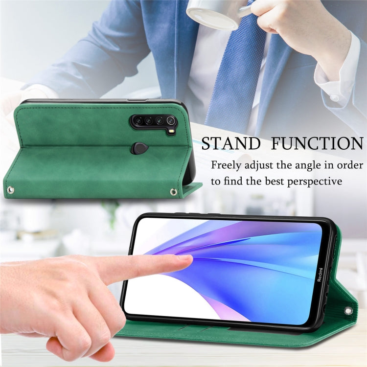 For Xiaomi Redmi Note 8 Retro Skin Feel Business Magnetic Horizontal Flip Leather Case With Holder & Card Slots & Wallet & Photo Frame