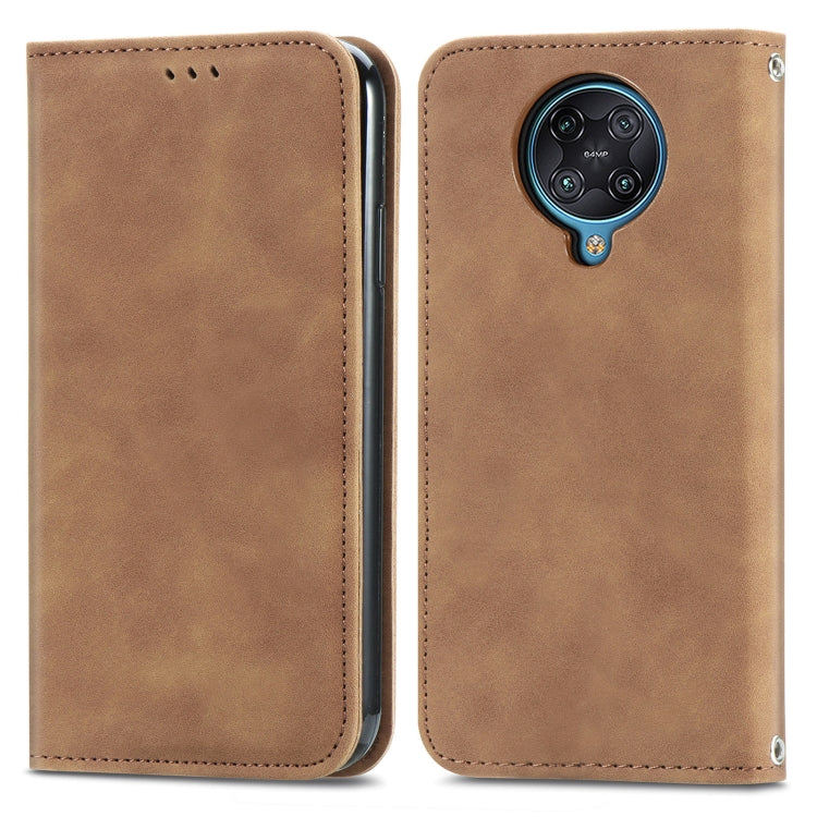 For Xiaomi Redmi K30 Pro / K30 Ultra Retro Skin Feel Business Magnetic Horizontal Flip Leather Case With Holder & Card Slots & Wallet & Photo Frame