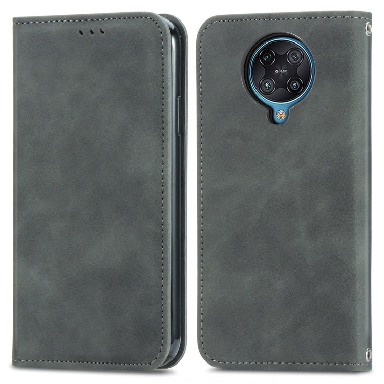 For Xiaomi Redmi K30 Pro / K30 Ultra Retro Skin Feel Business Magnetic Horizontal Flip Leather Case With Holder & Card Slots & Wallet & Photo Frame