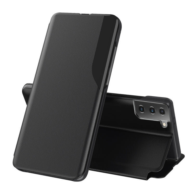 For Samsung Galaxy S21+ 5G Attraction Flip Holder Leather Phone Case