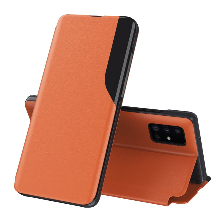 For Samsung Galaxy A02s (EU Version) Attraction Flip Holder Leather Phone Case