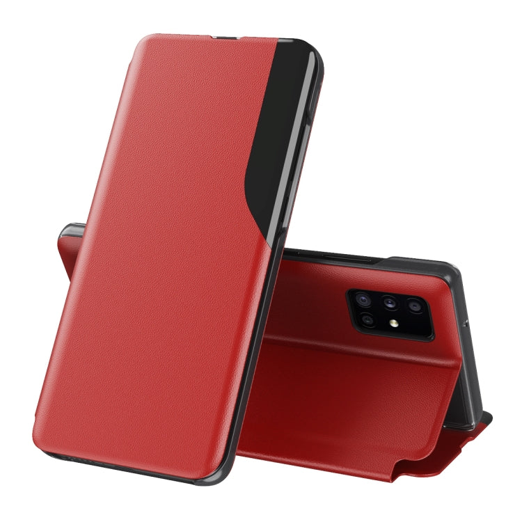 For Samsung Galaxy A52 5G / 4G Attraction Flip Holder Leather Phone Case