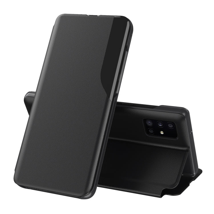 For Samsung Galaxy A72 5G / 4G Attraction Flip Holder Leather Phone Case