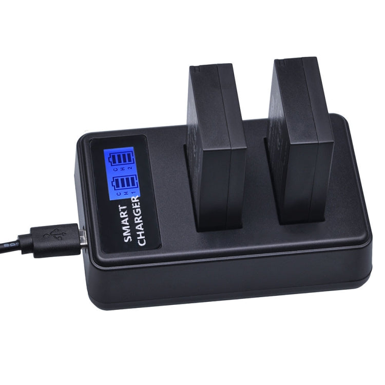 For Canon LP-E12 Smart LCD Display USB Dual-Channel Charger