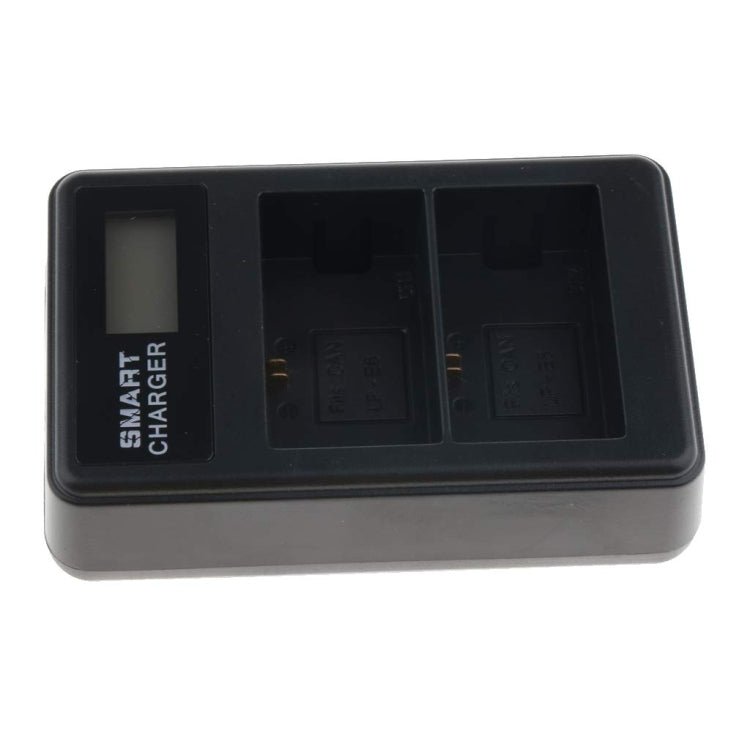 For Canon LP-E6 Smart LCD Display USB Dual-Channel Charger