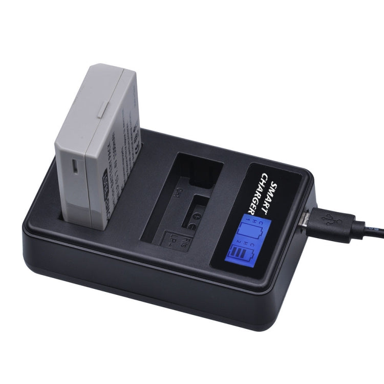 For Canon LP-E5 Smart LCD Display USB Dual-Channel Charger