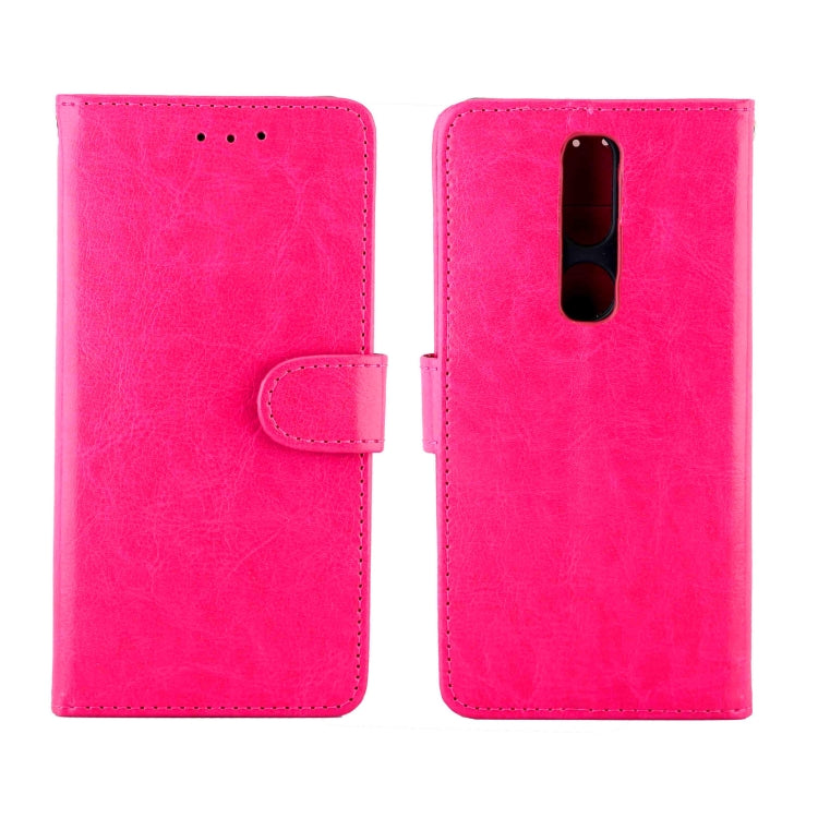For Nokia 2.4 Crazy Horse Texture Leather Horizontal Flip Protective Case with Holder & Card Slots & Wallet & Photo Frame