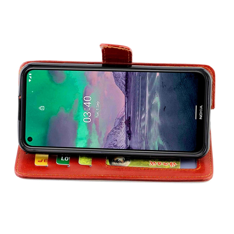 For Nokia 3.4 Crazy Horse Texture Leather Horizontal Flip Protective Case with Holder & Card Slots & Wallet & Photo Frame