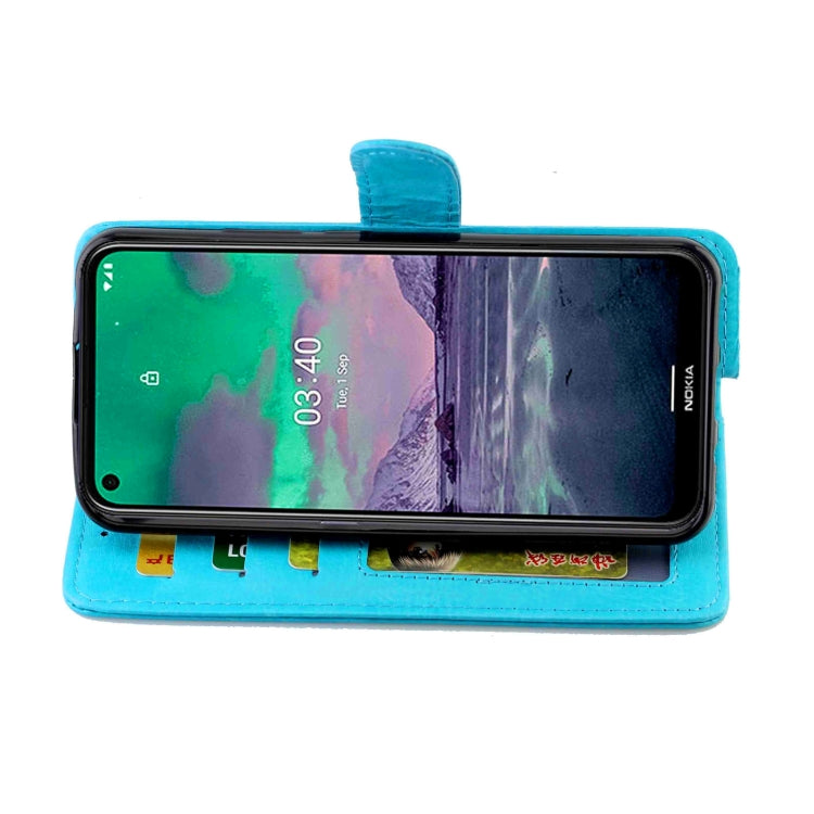 For Nokia 3.4 Crazy Horse Texture Leather Horizontal Flip Protective Case with Holder & Card Slots & Wallet & Photo Frame