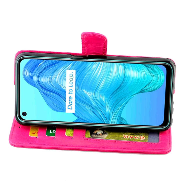 For OPPO Realme V5 5G/Realme 7 5G Crazy Horse Texture Leather Horizontal Flip Protective Case with Holder & Card Slots & Wallet & Photo Frame