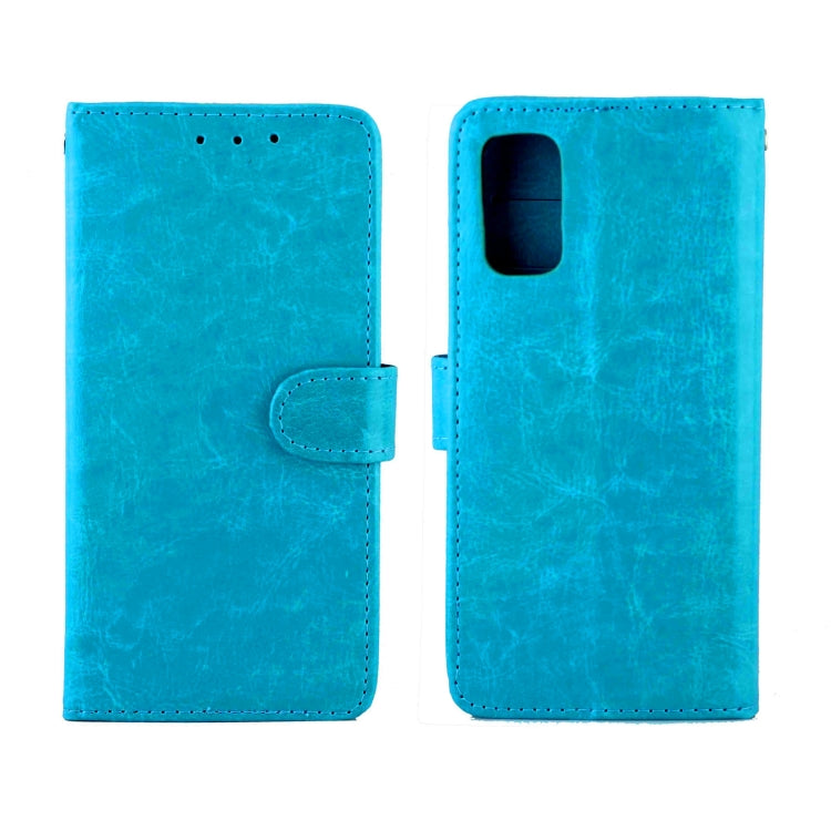 For OPPO Realme V5 5G/Realme 7 5G Crazy Horse Texture Leather Horizontal Flip Protective Case with Holder & Card Slots & Wallet & Photo Frame