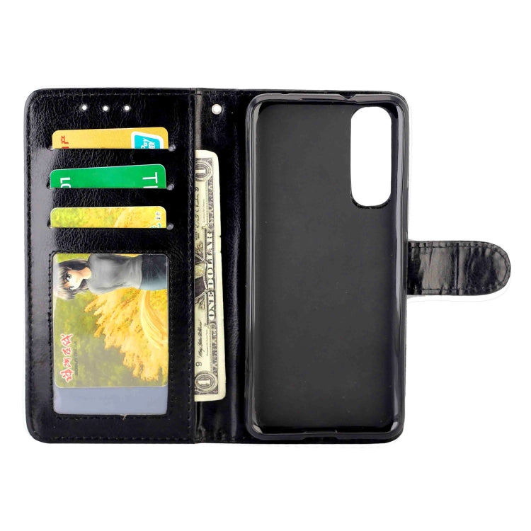 For Vivo Y73S Crazy Horse Texture Leather Horizontal Flip Protective Case with Holder & Card Slots & Wallet & Photo Frame