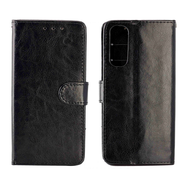 For Huawei P Smart(2021)/Y7a Crazy Horse Texture Leather Horizontal Flip Protective Case with Holder & Card Slots & Wallet & Photo Frame