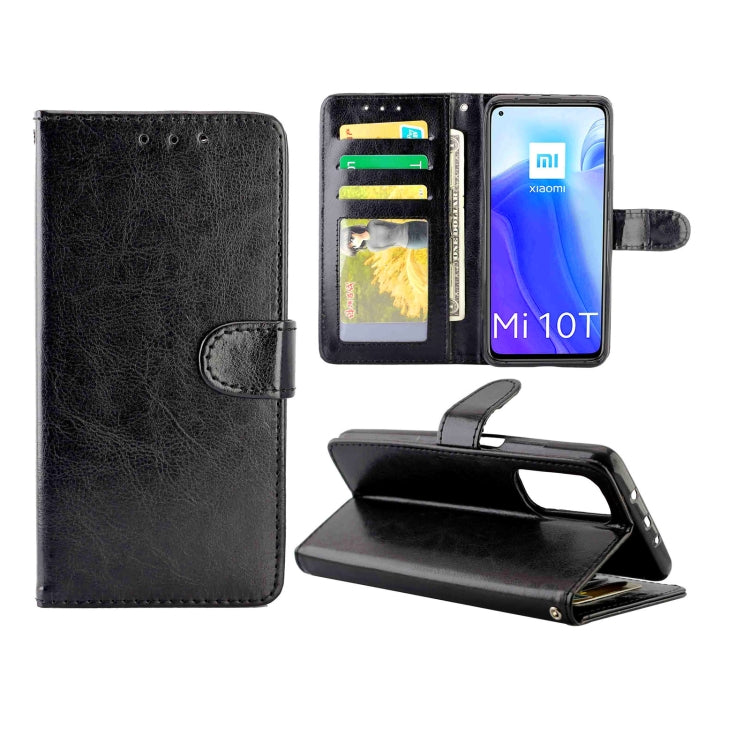 For Xiaomi Mi10T 5G/10T Pro 5G Crazy Horse Texture Leather Horizontal Flip Protective Case with Holder & Card Slots & Wallet & Photo Frame