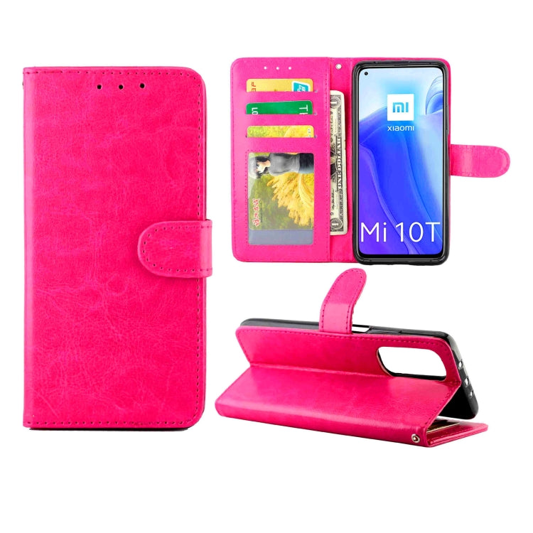 For Xiaomi Mi10T 5G/10T Pro 5G Crazy Horse Texture Leather Horizontal Flip Protective Case with Holder & Card Slots & Wallet & Photo Frame