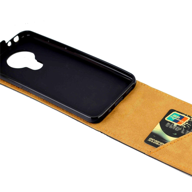 For Nokia3.4 Business Style Vertical Flip TPU Leather Case  with Card Slot(Black)