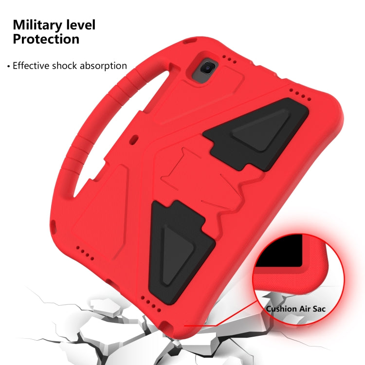 For Galaxy Tab A7 10.4 (2020) T500 EVA Flat Anti Falling Protective Case Shell with Holder