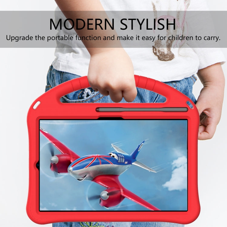For Galaxy Tab A7 10.4 (2020) T500 EVA Flat Anti Falling Protective Case Shell with Holder