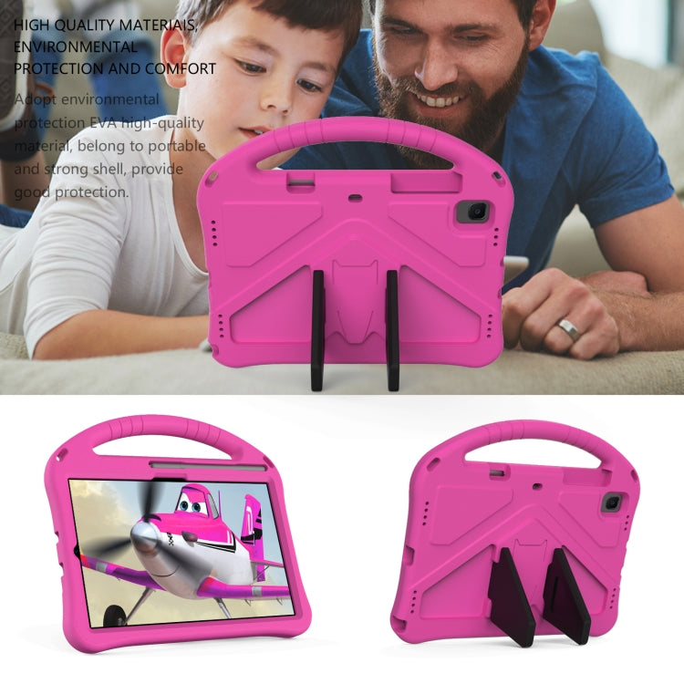 For Galaxy Tab A7 10.4 (2020) T500 EVA Flat Anti Falling Protective Case Shell with Holder