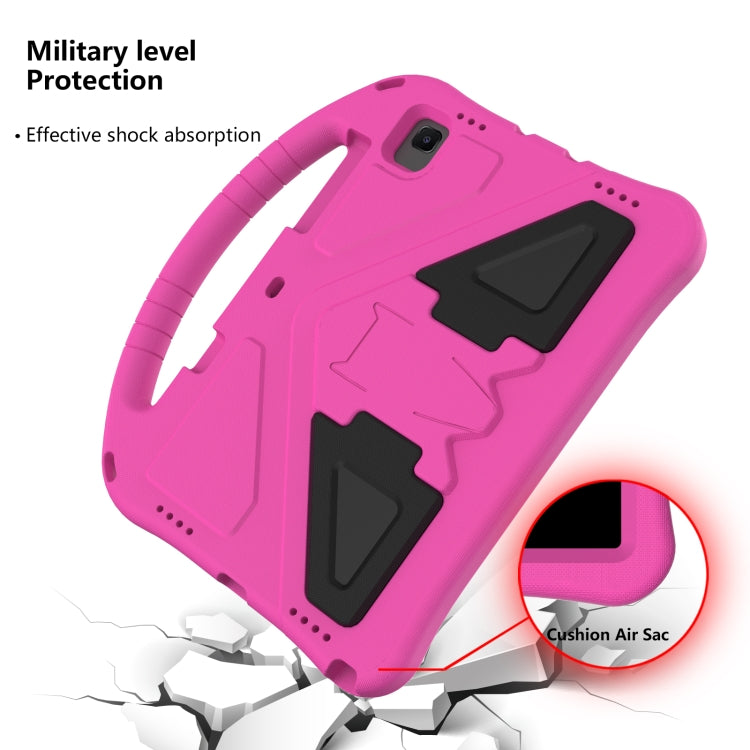 For Galaxy Tab A7 10.4 (2020) T500 EVA Flat Anti Falling Protective Case Shell with Holder