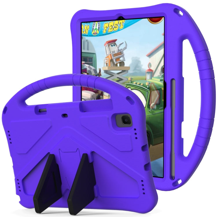 For Galaxy Tab A7 10.4 (2020) T500 EVA Flat Anti Falling Protective Case Shell with Holder