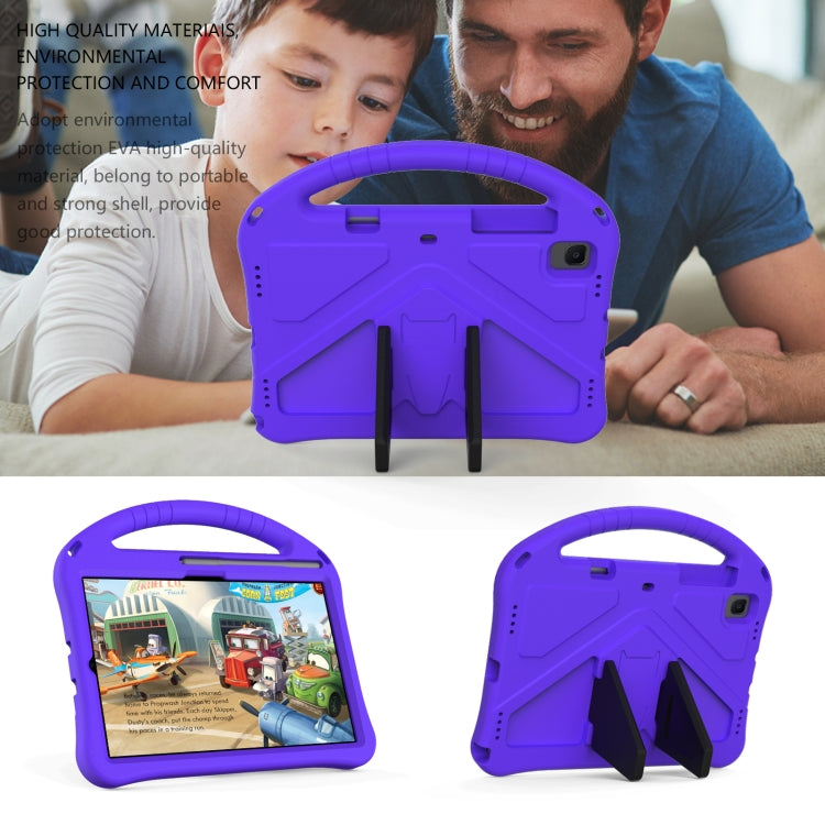 For Galaxy Tab A7 10.4 (2020) T500 EVA Flat Anti Falling Protective Case Shell with Holder