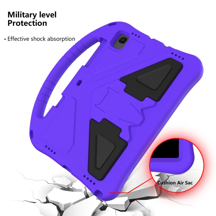 For Galaxy Tab A7 10.4 (2020) T500 EVA Flat Anti Falling Protective Case Shell with Holder