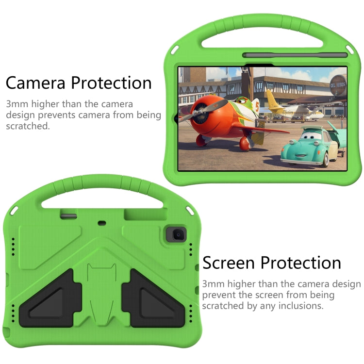 For Galaxy Tab A7 10.4 (2020) T500 EVA Flat Anti Falling Protective Case Shell with Holder