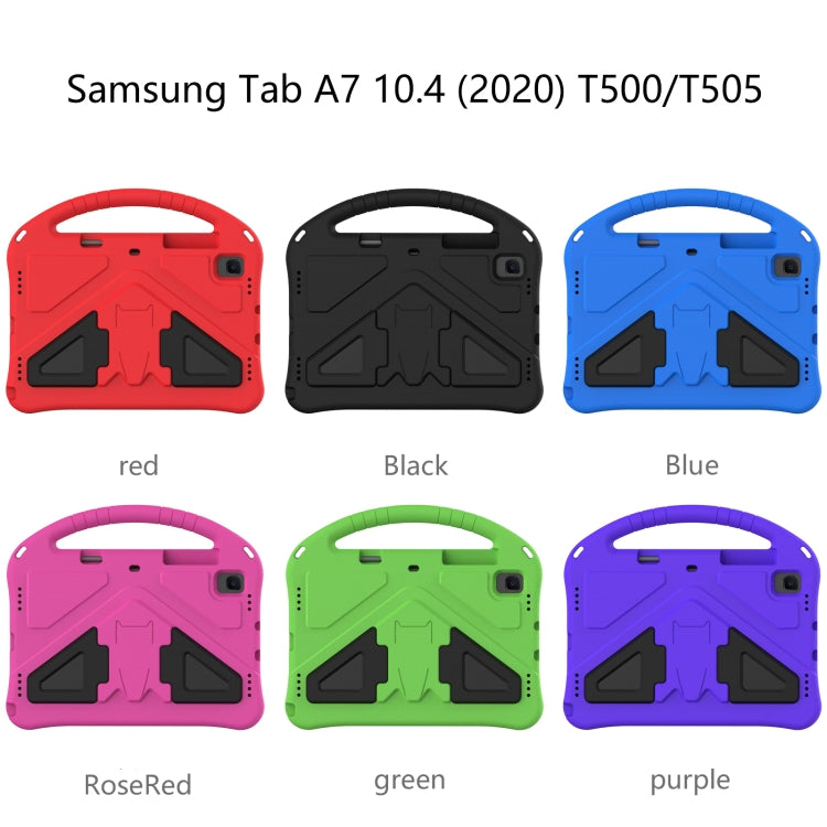 For Galaxy Tab A7 10.4 (2020) T500 EVA Flat Anti Falling Protective Case Shell with Holder