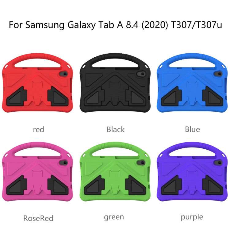 For Galaxy Tab A 8.4 (2020) T307  EVA Flat Anti Falling Protective Case Shell with Holder