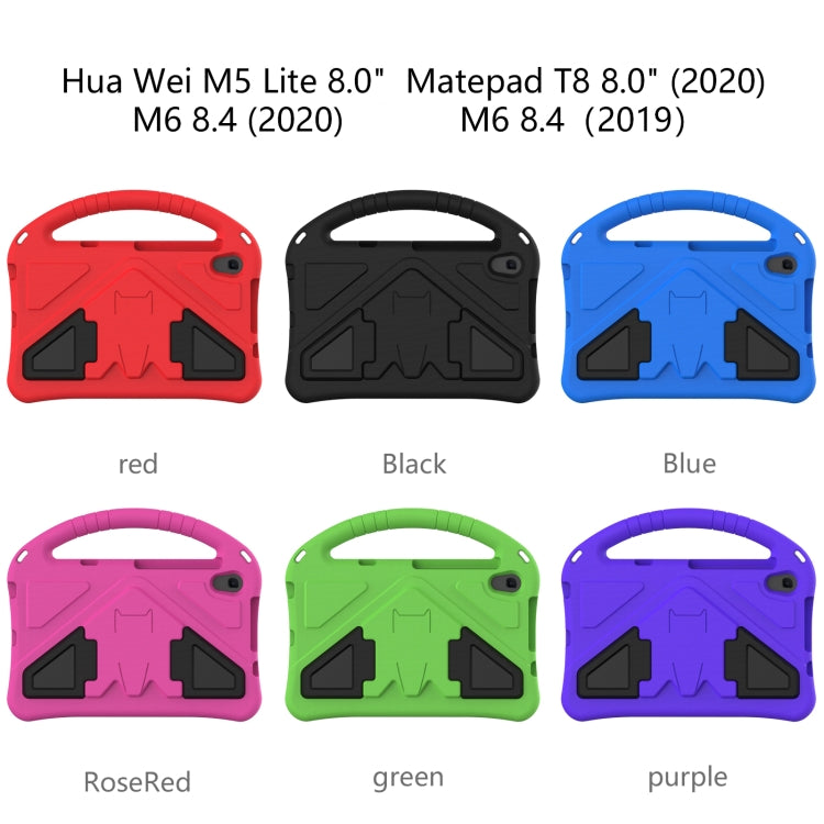 For Huawei MediaPad M6 8.4 EVA Flat Anti Falling Protective Case Shell with Holder