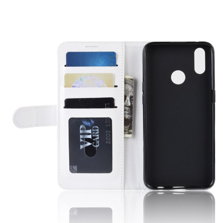 Crazy Horse Horizontal Flip PU Leather Case for OPPO Realme 3 Pro / Realme X Lite, with Wallet Holder & Card Slots & Photo Frame