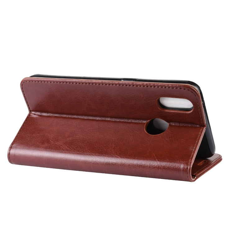 Crazy Horse Horizontal Flip PU Leather Case for OPPO Realme 3 Pro / Realme X Lite, with Wallet Holder & Card Slots & Photo Frame