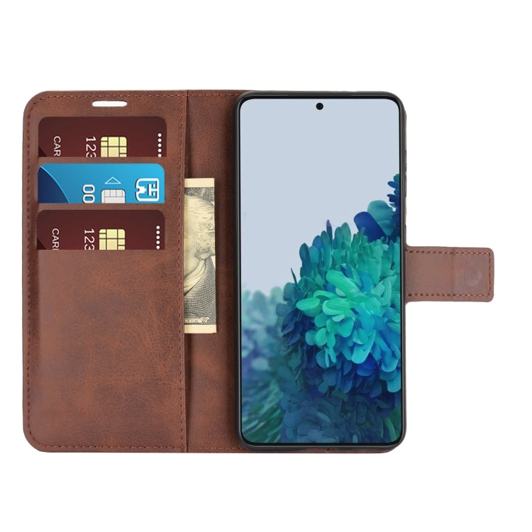 For Samsung Galaxy S21+ 5G Retro Calf Pattern Buckle Horizontal Flip Leather Case with Holder & Card Slots & Wallet
