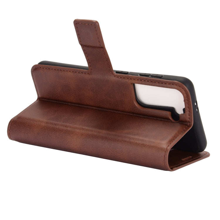 For Samsung Galaxy S21+ 5G Retro Calf Pattern Buckle Horizontal Flip Leather Case with Holder & Card Slots & Wallet