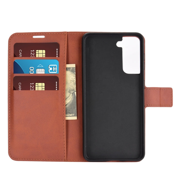 For Samsung Galaxy S21+ 5G Retro Calf Pattern Buckle Horizontal Flip Leather Case with Holder & Card Slots & Wallet