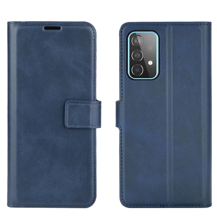 For Samsung Galaxy A52 5G / 4G Retro Calf Pattern Buckle Horizontal Flip Leather Case with Holder & Card Slots & Wallet