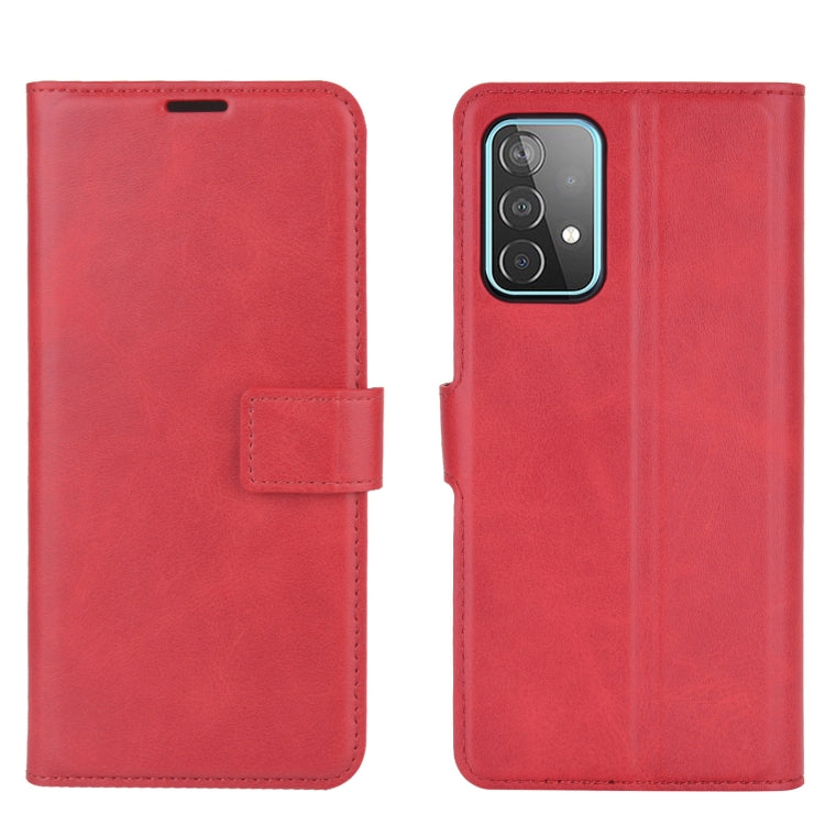 For Samsung Galaxy A52 5G / 4G Retro Calf Pattern Buckle Horizontal Flip Leather Case with Holder & Card Slots & Wallet