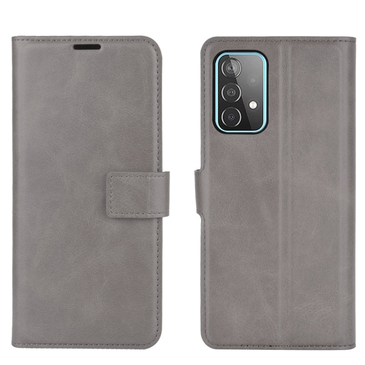 For Samsung Galaxy A52 5G / 4G Retro Calf Pattern Buckle Horizontal Flip Leather Case with Holder & Card Slots & Wallet