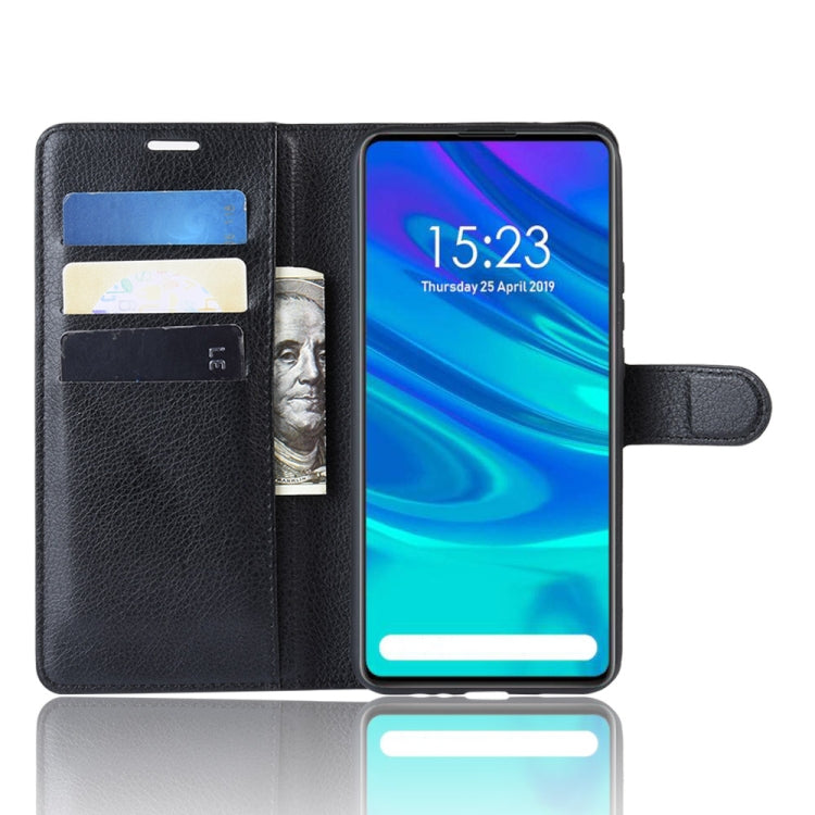 Litchi Skin PU Leather Wallet Stand Mobile Casing for Huawei P SMART Z