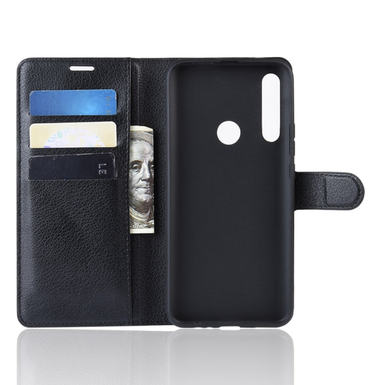 Litchi Skin PU Leather Wallet Stand Mobile Casing for Huawei P SMART Z