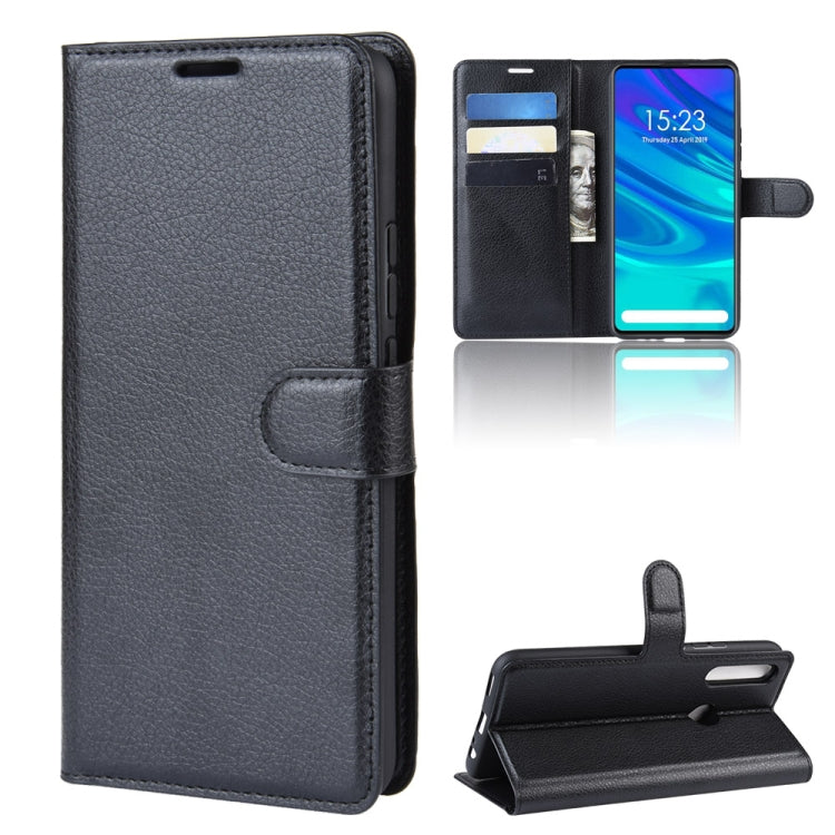 Litchi Skin PU Leather Wallet Stand Mobile Casing for Huawei P SMART Z