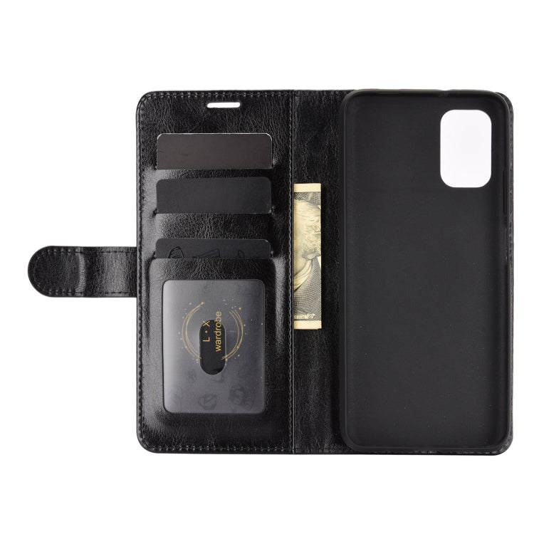 For Xiaomi Redmi Note 9 4G R64 Texture Single Horizontal Flip Protective Case with Holder & Card Slots & Wallet& Photo Frame