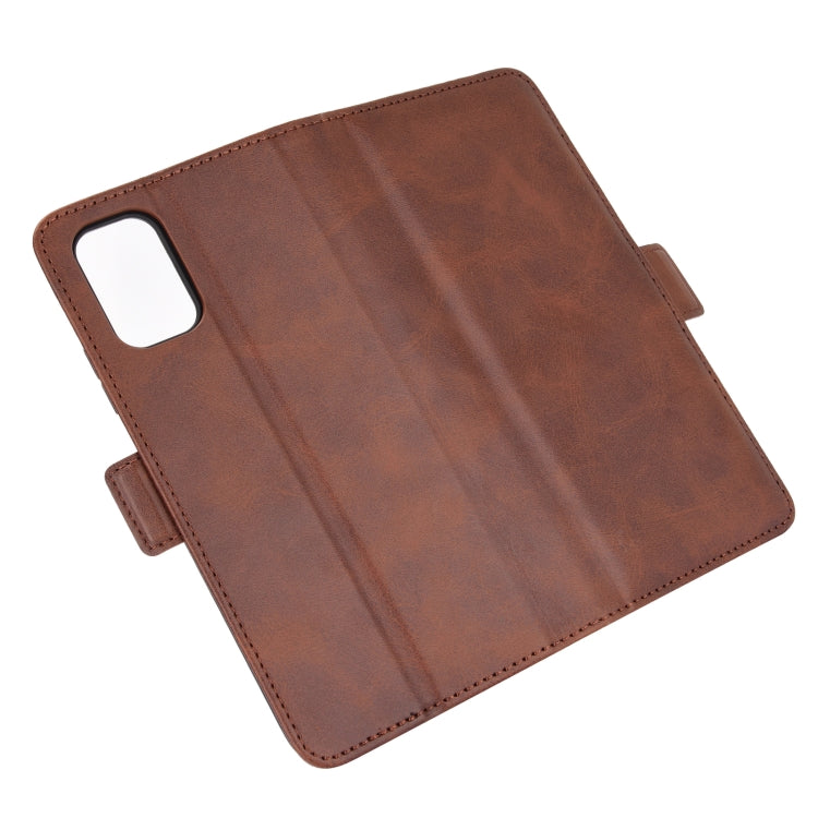 For Xiaomi Redmi Note 9 4G Dual-side Magnetic Buckle Horizontal Flip Leather Case with Holder & Card Slots & Wallet