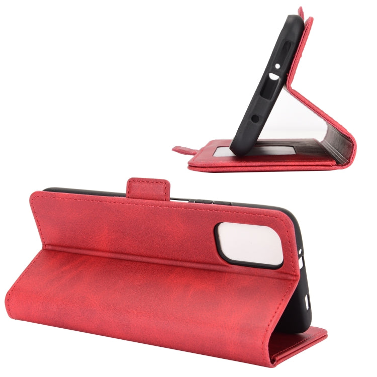 For Xiaomi Redmi Note 9 4G Dual-side Magnetic Buckle Horizontal Flip Leather Case with Holder & Card Slots & Wallet