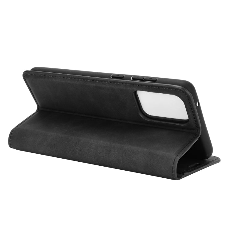 For Samsung Galaxy A52 5G / 4G Retro-skin Business Magnetic Suction Leather Case with Holder & Card Slots & Wallet