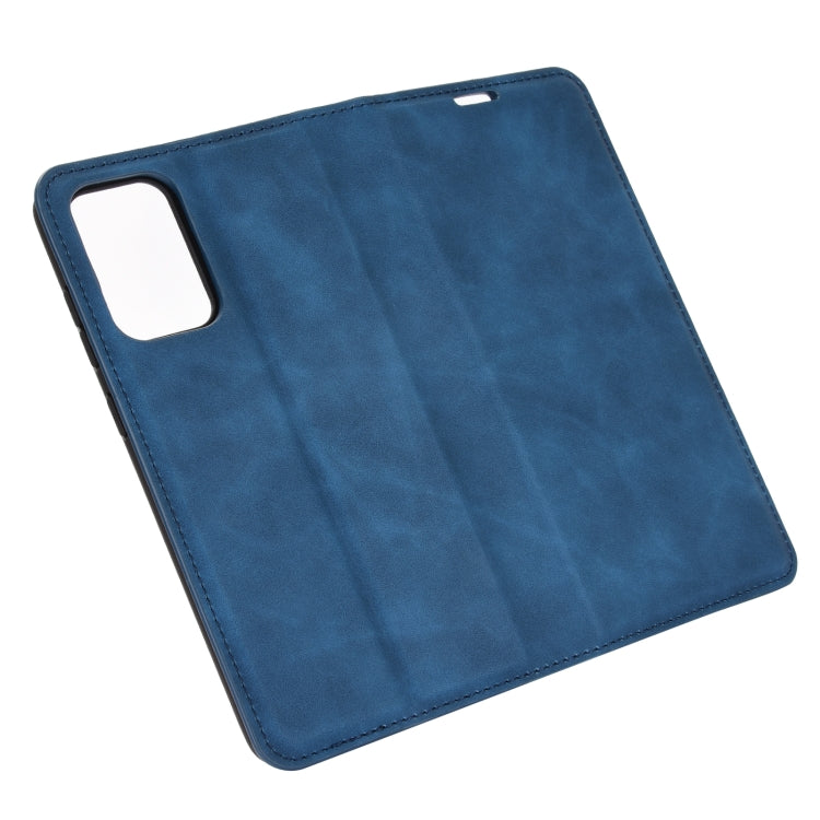 For Samsung Galaxy A52 5G / 4G Retro-skin Business Magnetic Suction Leather Case with Holder & Card Slots & Wallet