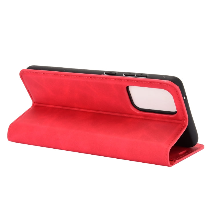 For Samsung Galaxy A52 5G / 4G Retro-skin Business Magnetic Suction Leather Case with Holder & Card Slots & Wallet