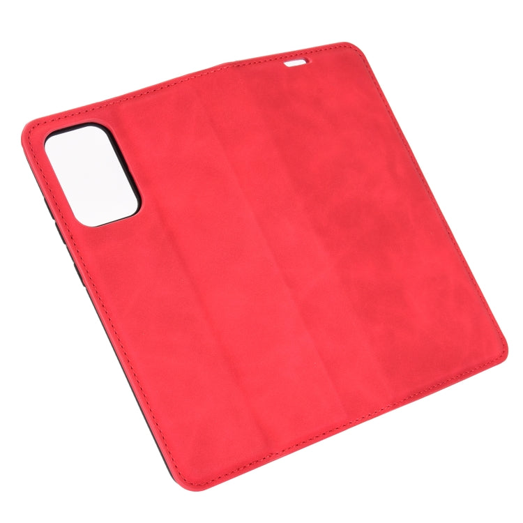 For Samsung Galaxy A52 5G / 4G Retro-skin Business Magnetic Suction Leather Case with Holder & Card Slots & Wallet