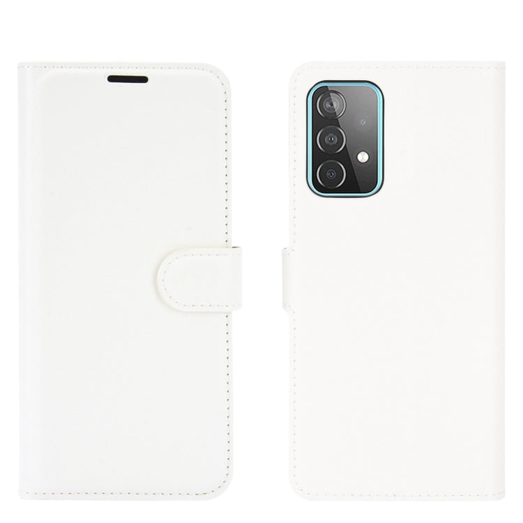 For Samsung Galaxy A52 5G / 4G Litchi Texture Horizontal Flip Protective Case with Holder & Card Slots & Wallet